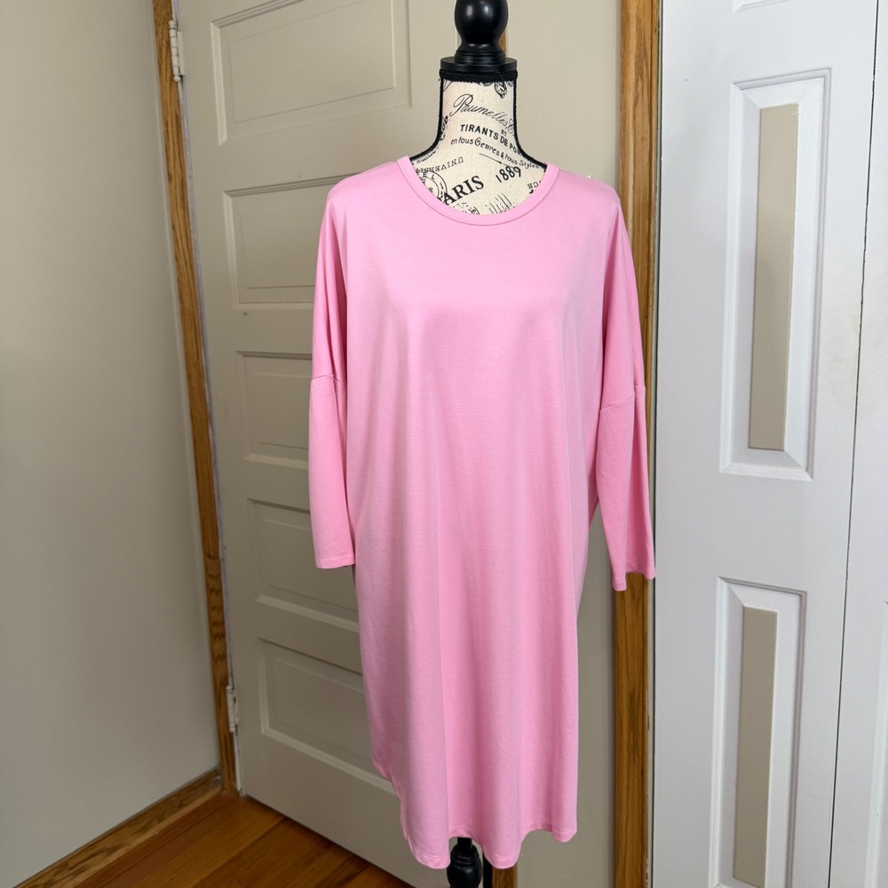 Pomander Place Pink Oversized Shift Dress